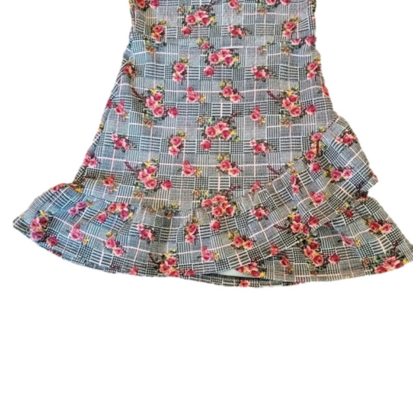 Lily Bleu Sleeveless Floral Dress With Ruffled Hem Size 10 Girl - Picture 4 of 7
